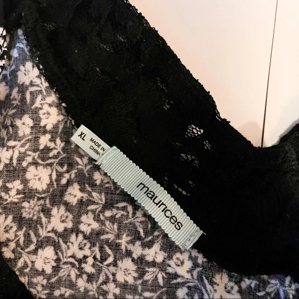 Maurice’s Ditsy Floral Tank Top SZ-XL - Picture 3 of 6